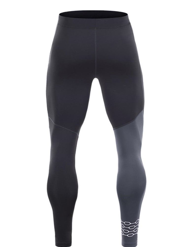 Calça Esporte Masculina Patchwork Color Block