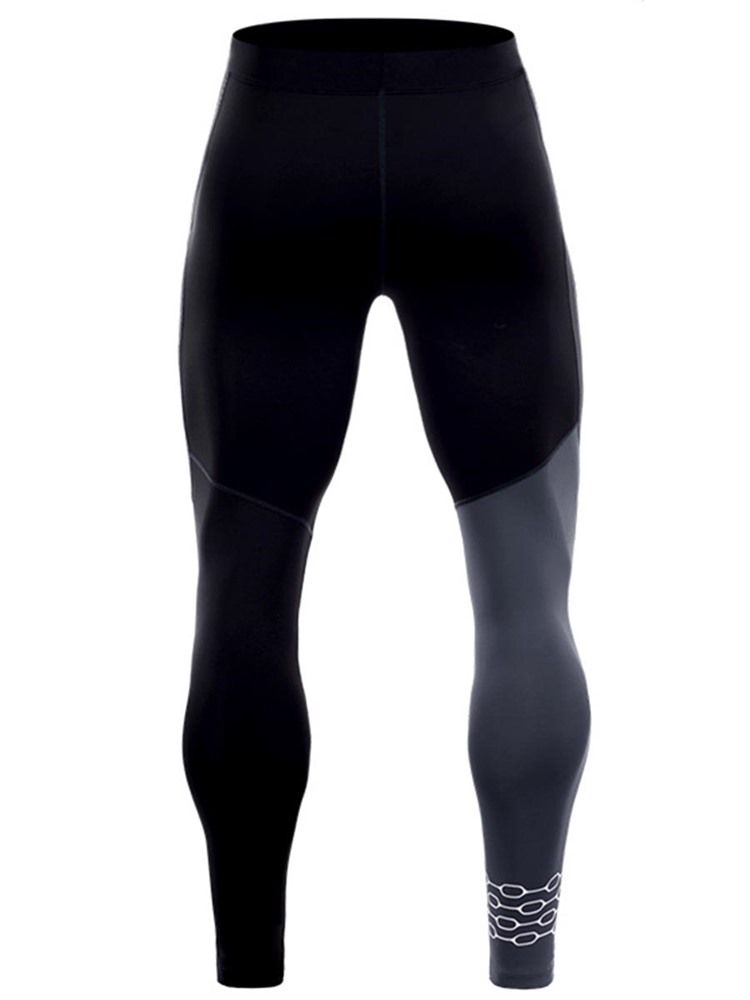 Calça Esporte Masculina Patchwork Color Block