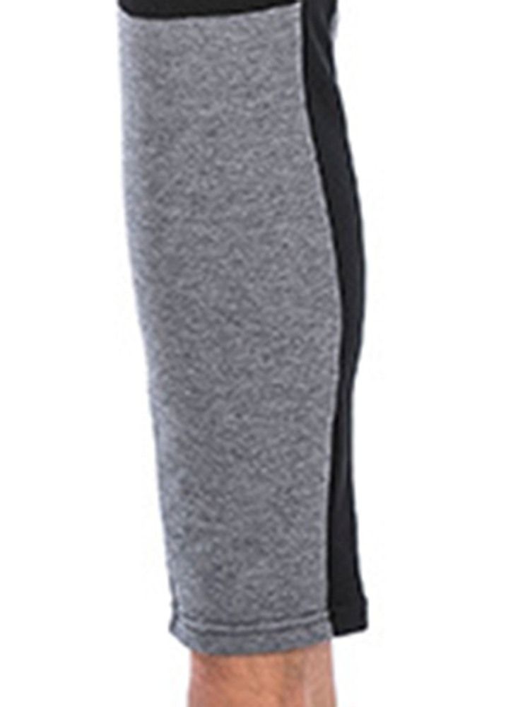 Calça Esporte Masculina Patchwork Cor Bloco Na Altura Do Tornozelo