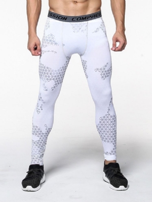 Calça Esporte Masculina Xadrez Anti-suor Até O Tornozelo
