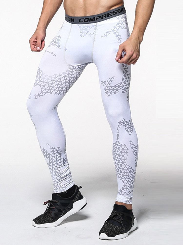 Calça Esporte Masculina Xadrez Anti-suor Até O Tornozelo
