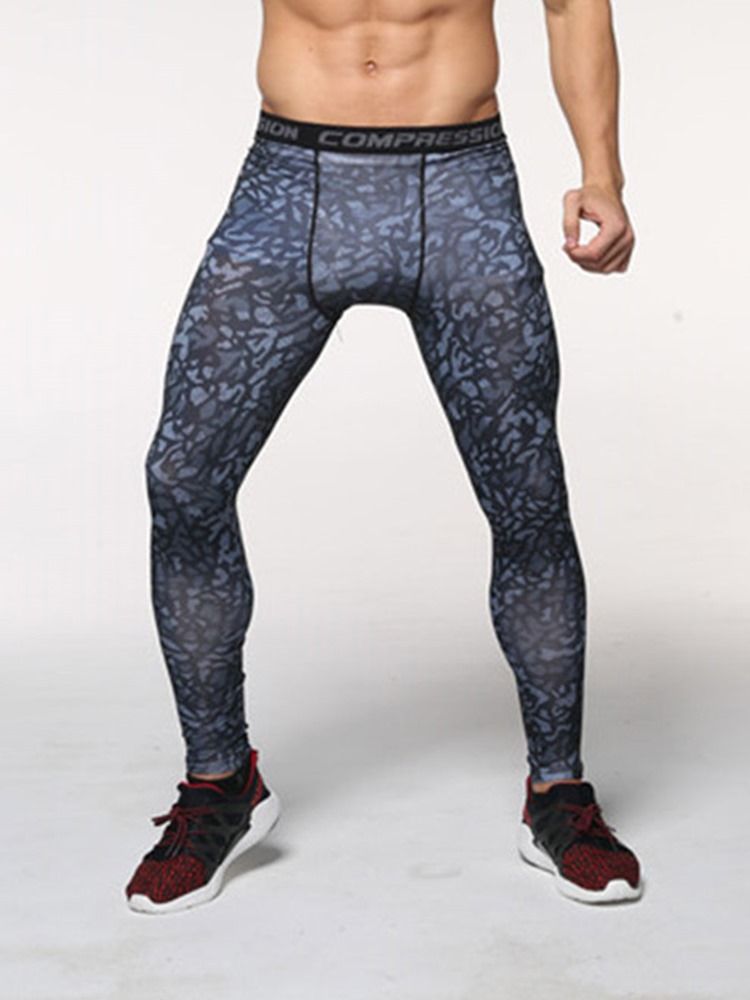 Calça Esporte Masculina Xadrez Anti-suor Até O Tornozelo