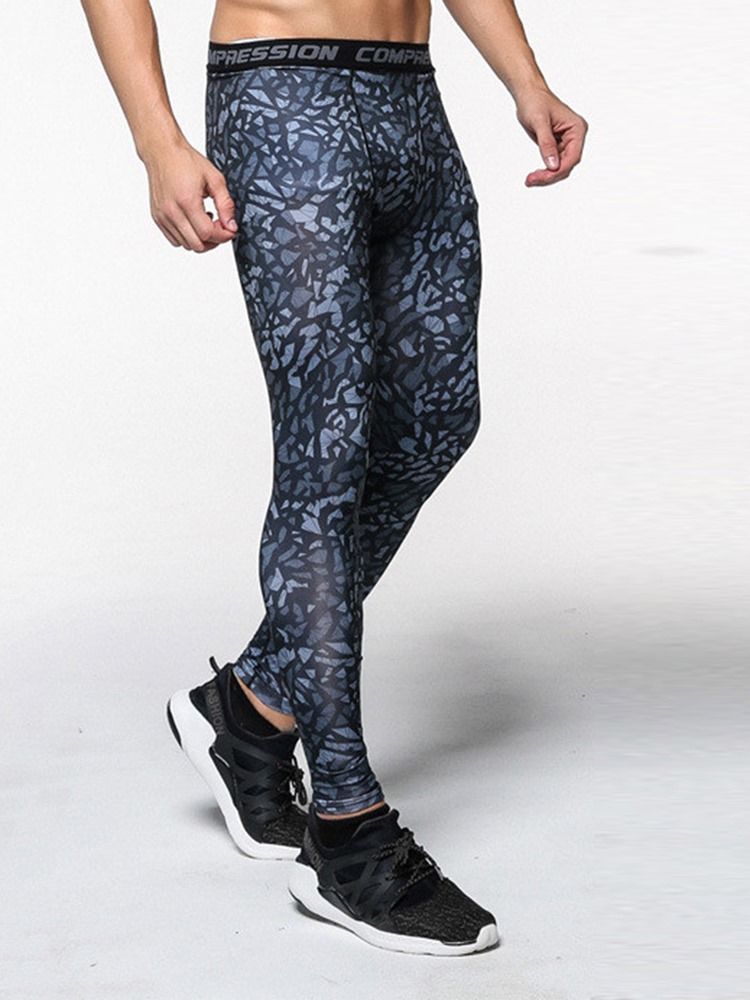 Calça Esporte Masculina Xadrez Anti-suor Até O Tornozelo