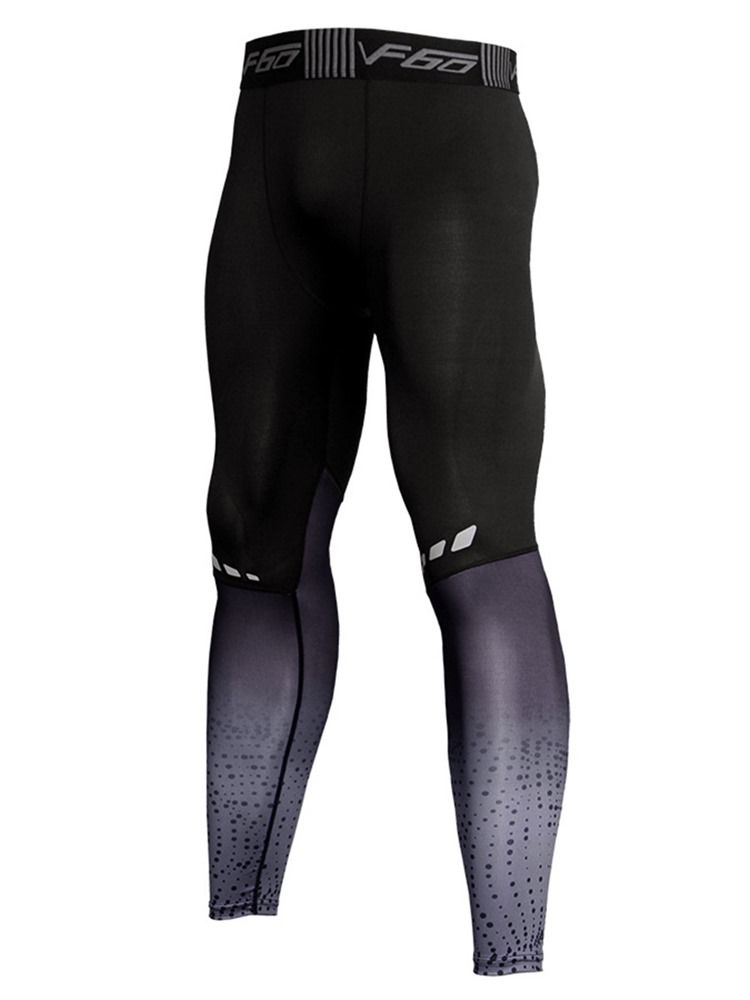 Calça Esporte Masculino Anti-sweat Patchwork Color Block
