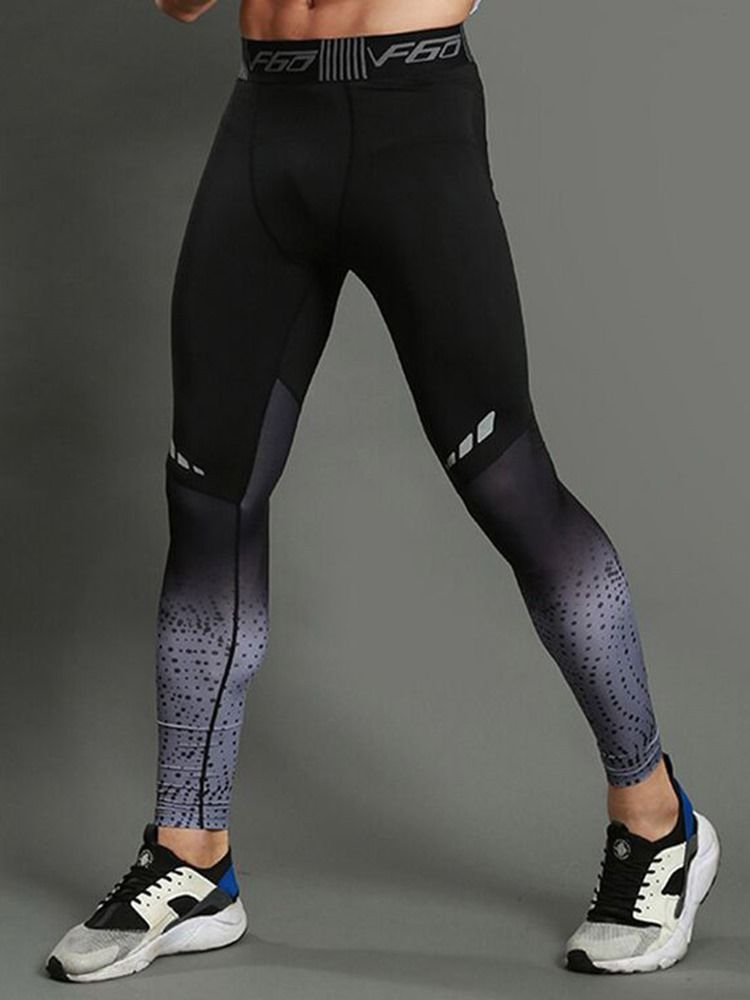 Calça Esporte Masculino Anti-sweat Patchwork Color Block