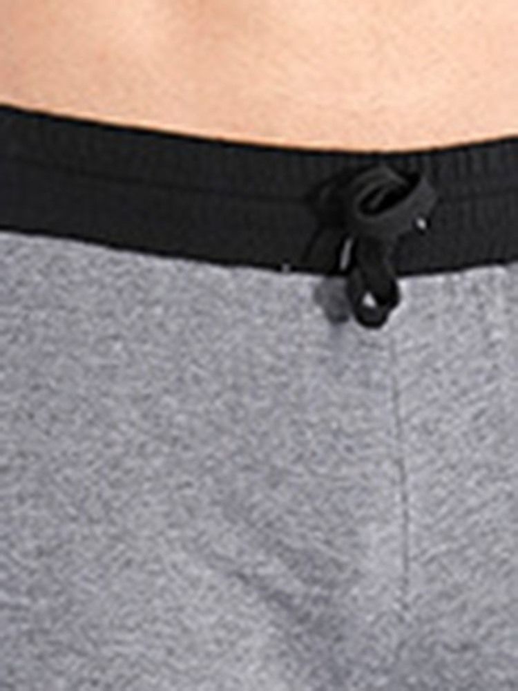 Calça Esportiva Masculina Color Block Patchwork Na Altura Do Tornozelo
