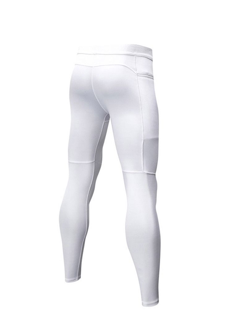 Calça De Treino De Bolso Com Zíper Masculino