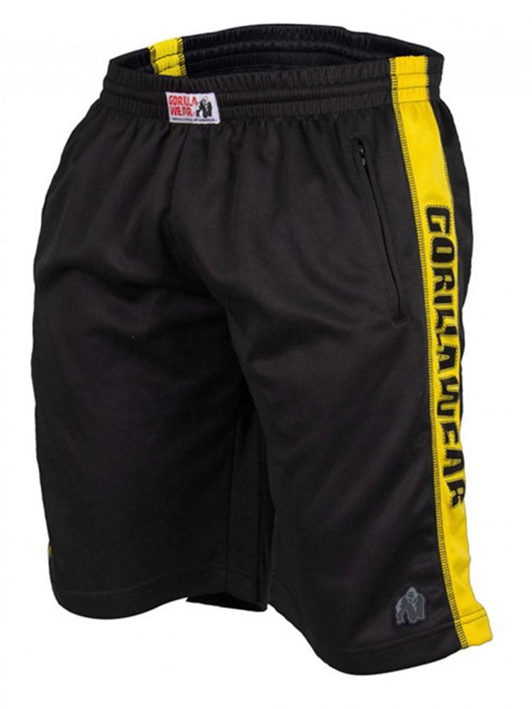 Calças De Esporte De Basquete De Verão Masculinas Patchwork Letter