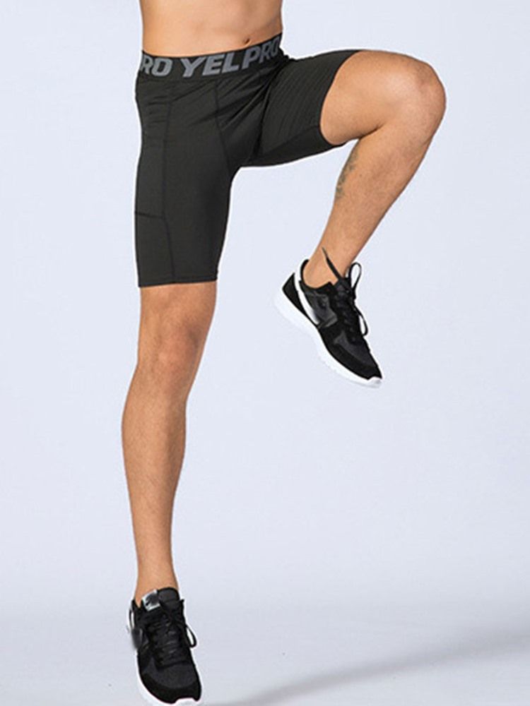 Calças De Esporte De Calções De Patchwork Em Bloco De Cor Masculina