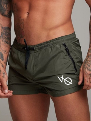 Calças Esportivas Masculinas De Secagem Rápida Carta