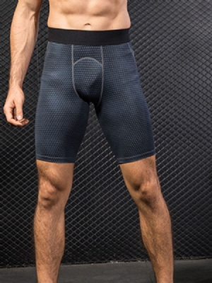 Calças Esportivas Masculinas De Verão Sólido De Secagem Rápida