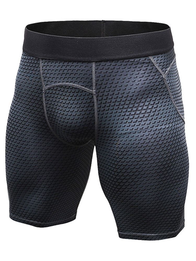 Calças Esportivas Masculinas De Verão Sólido De Secagem Rápida