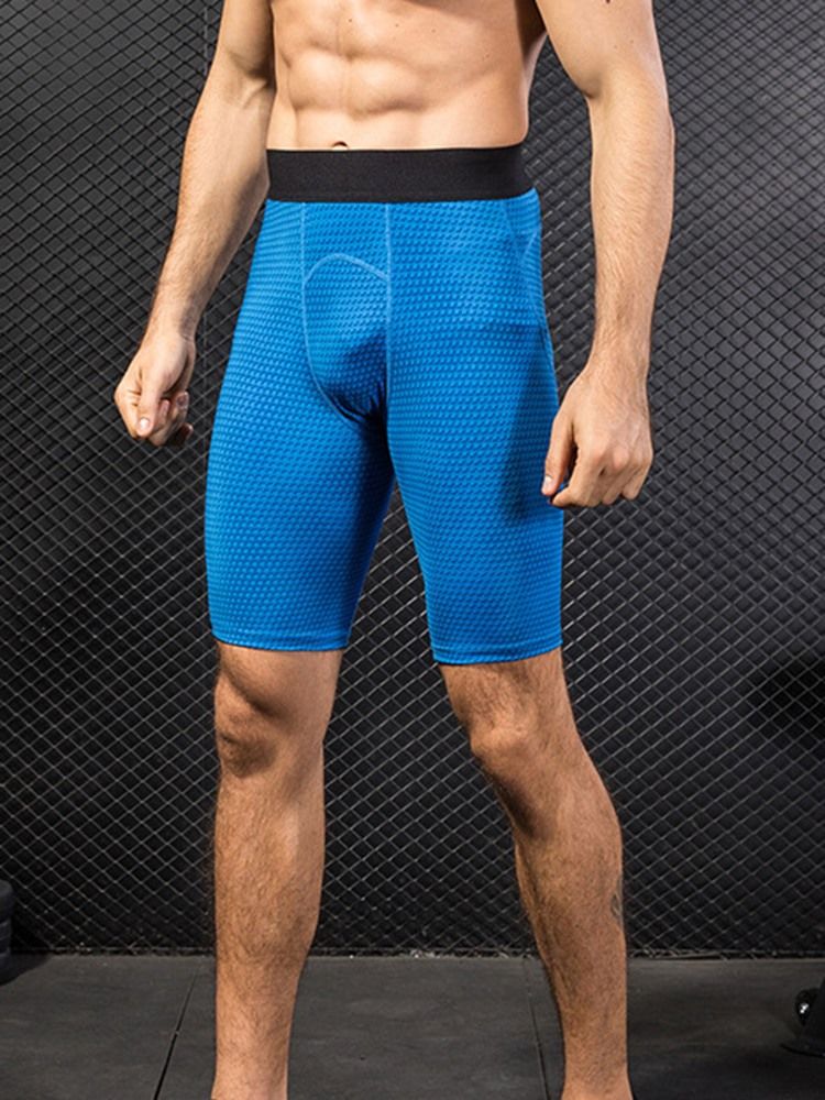 Calças Esportivas Masculinas De Verão Sólido De Secagem Rápida