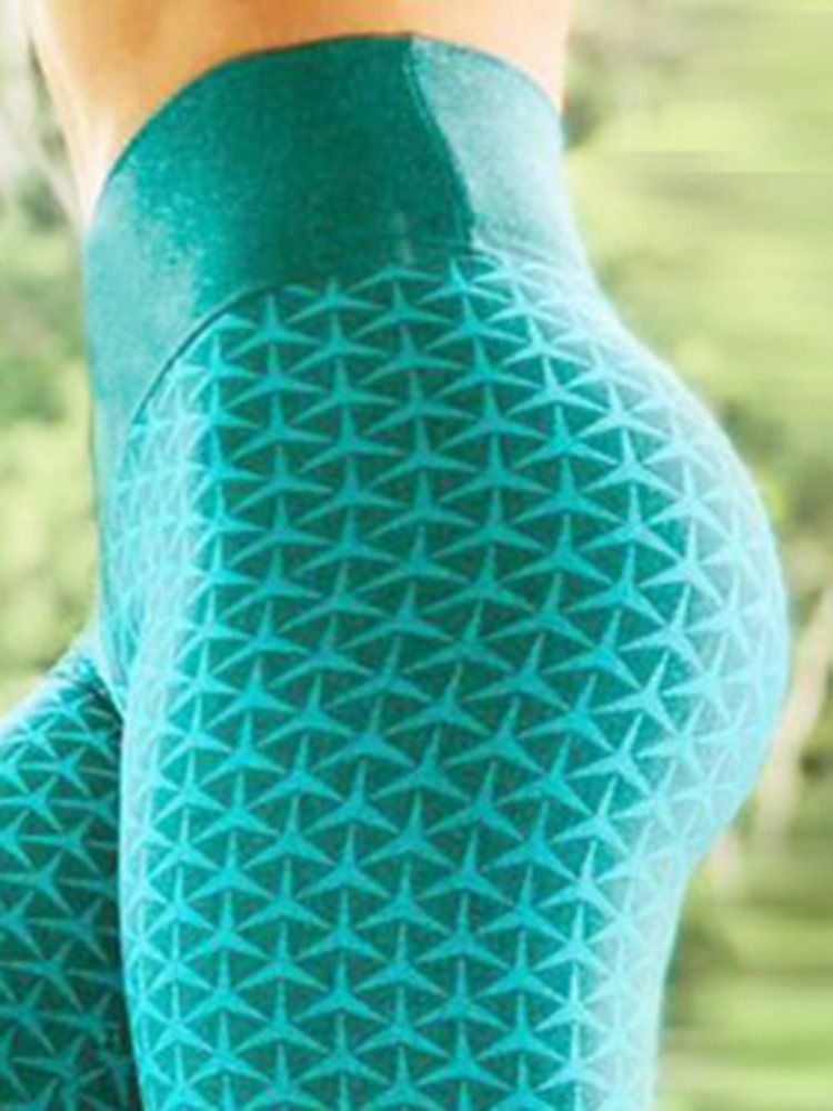 Calças De Ioga De Cintura Alta Push Up Com Estampa Geométrica Feminina Leggings Tiktok De Cintura Alta