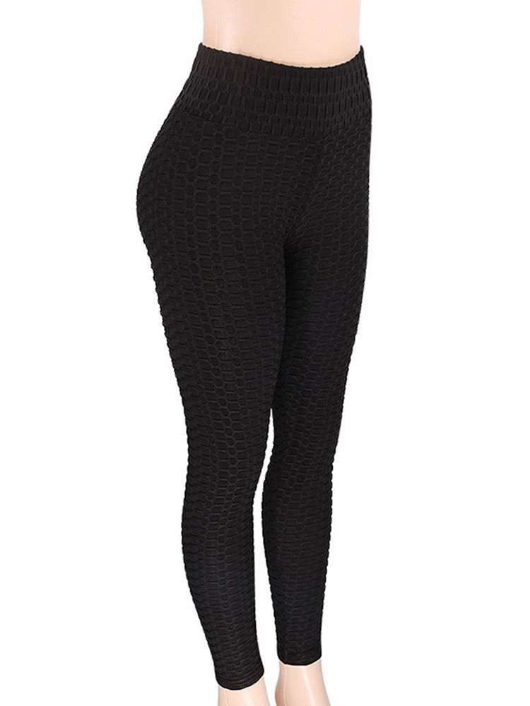 Calças De Ioga Esportivas Informais Femininas Sólidas De Cintura Alta Leggings Tiktok