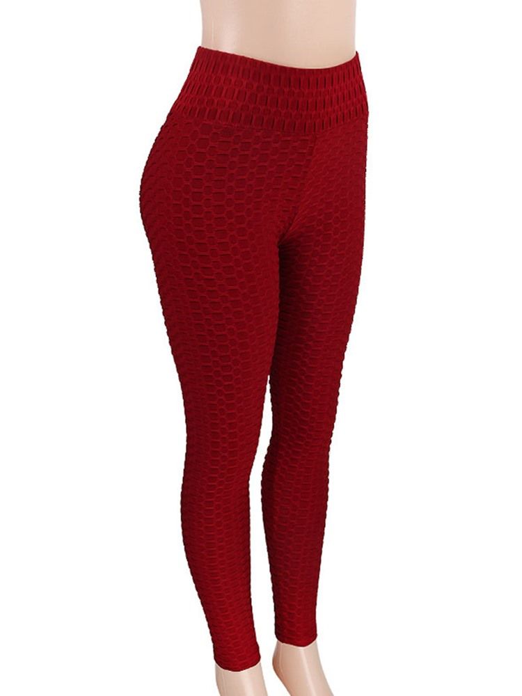 Calças De Ioga Esportivas Informais Femininas Sólidas De Cintura Alta Leggings Tiktok