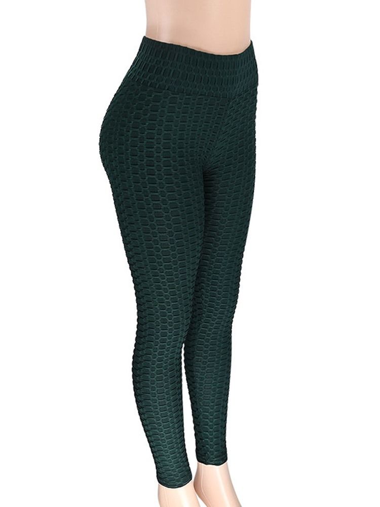 Calças De Ioga Esportivas Informais Femininas Sólidas De Cintura Alta Leggings Tiktok