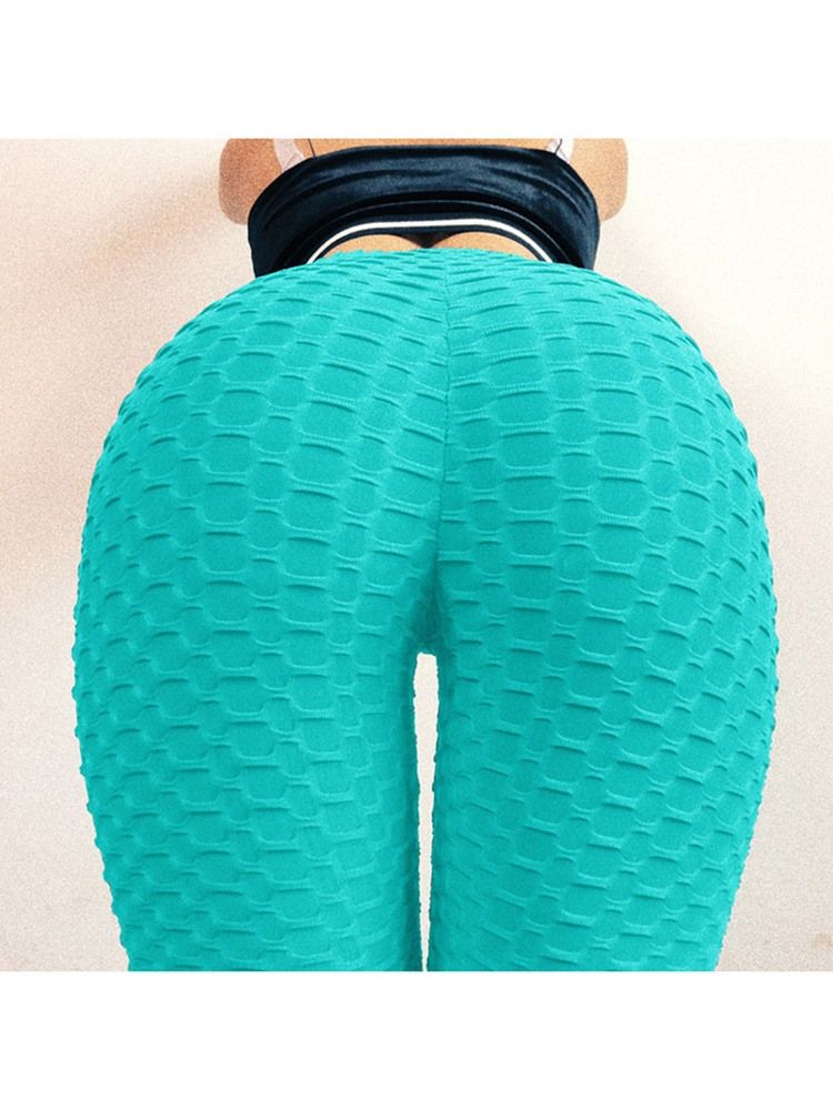 Calças De Ioga Esportivas Informais Femininas Sólidas De Cintura Alta Leggings Tiktok