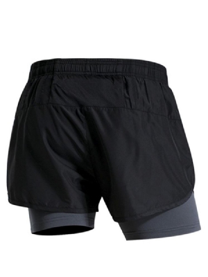 Calças De Verão Masculinas Color Block Patchwork Gym Sports Calças