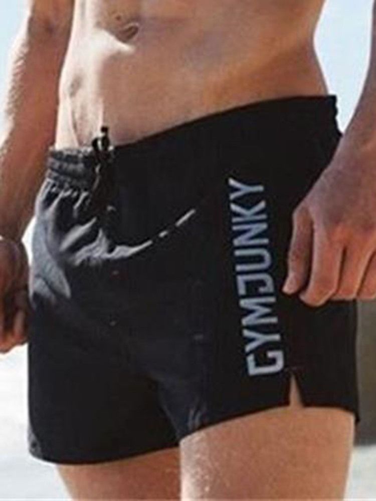 Calções Desportivos De Verão De Secagem Rápida Respirável Masculina
