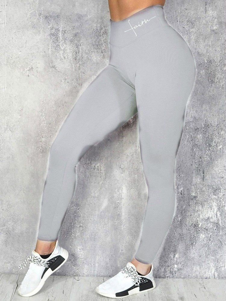 Carta Feminina Calças De Yoga Respirável Para Corrida De Cintura Alta Leggings Tiktok