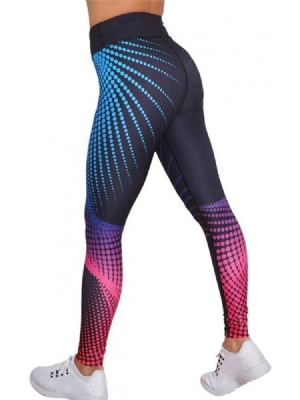Estampa Moda 3d Feminina Respirável Running Yoga Calças Leggings Tiktok De Cintura Alta