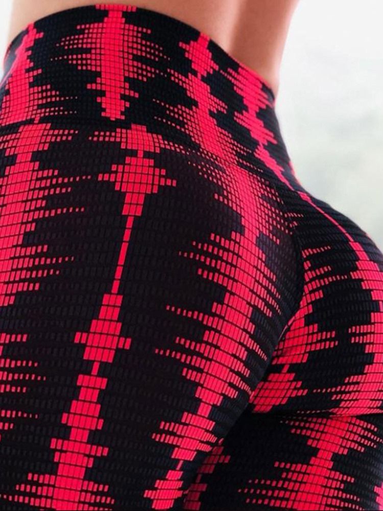 Estampa Respirável Feminina Tripe Yoga Gym Sport Push Up Leggings Calças Ioga Cintura Alta Leggings Tiktok
