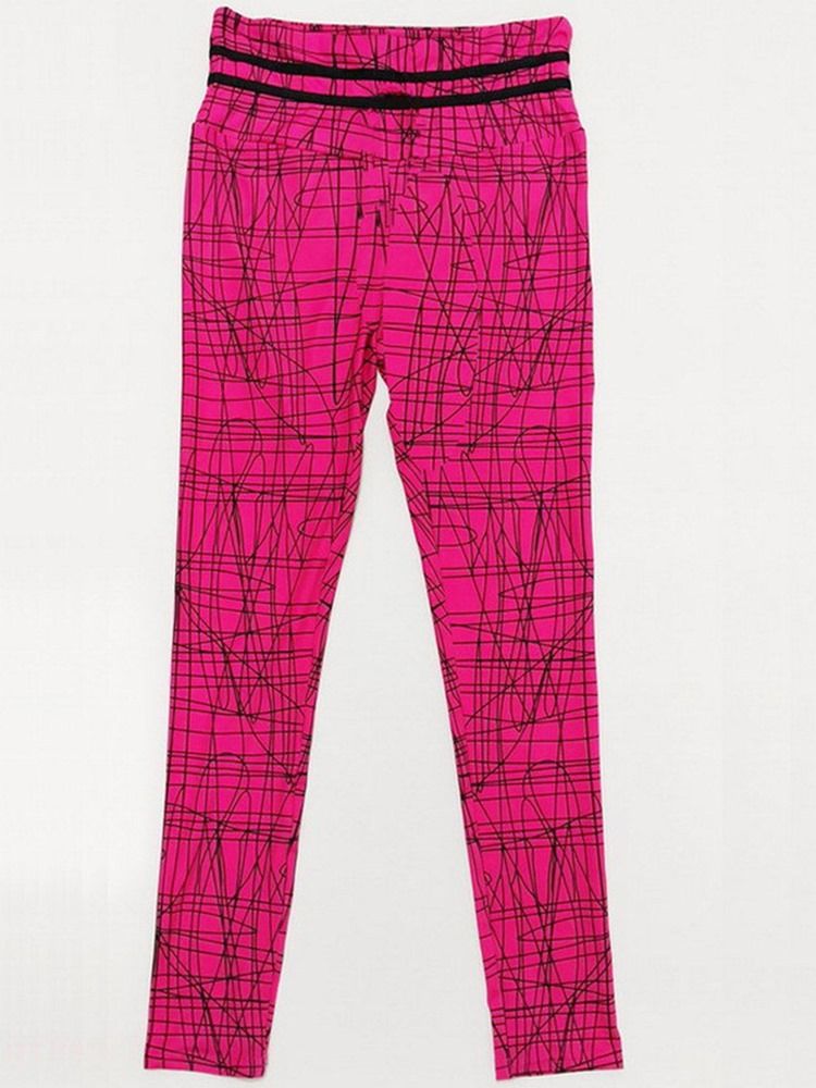 Feminino Print Geométrico Push Up Gym Sport Yoga Calças Leggings Tiktok De Cintura Alta