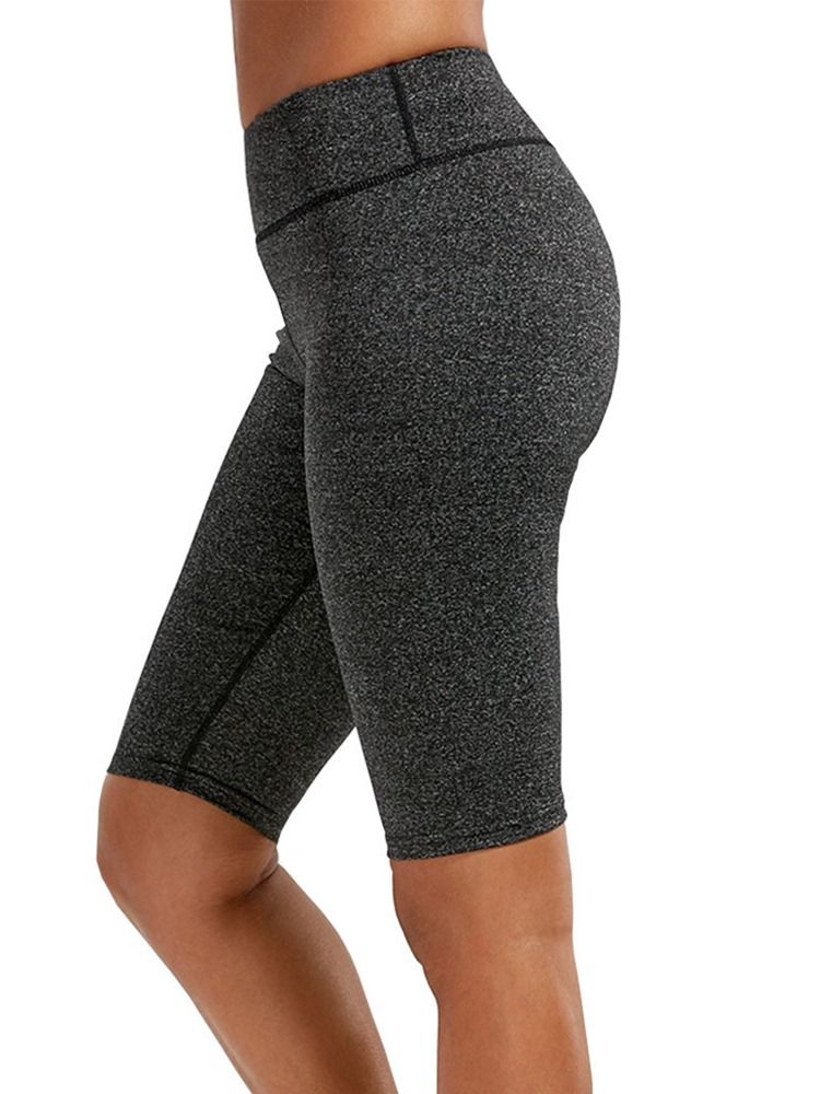 Ginástica Feminina Esporte Leggings Sem Costura Respirável Na Altura Do Joelho Calças Yoga Cintura Alta Leggings Tiktok