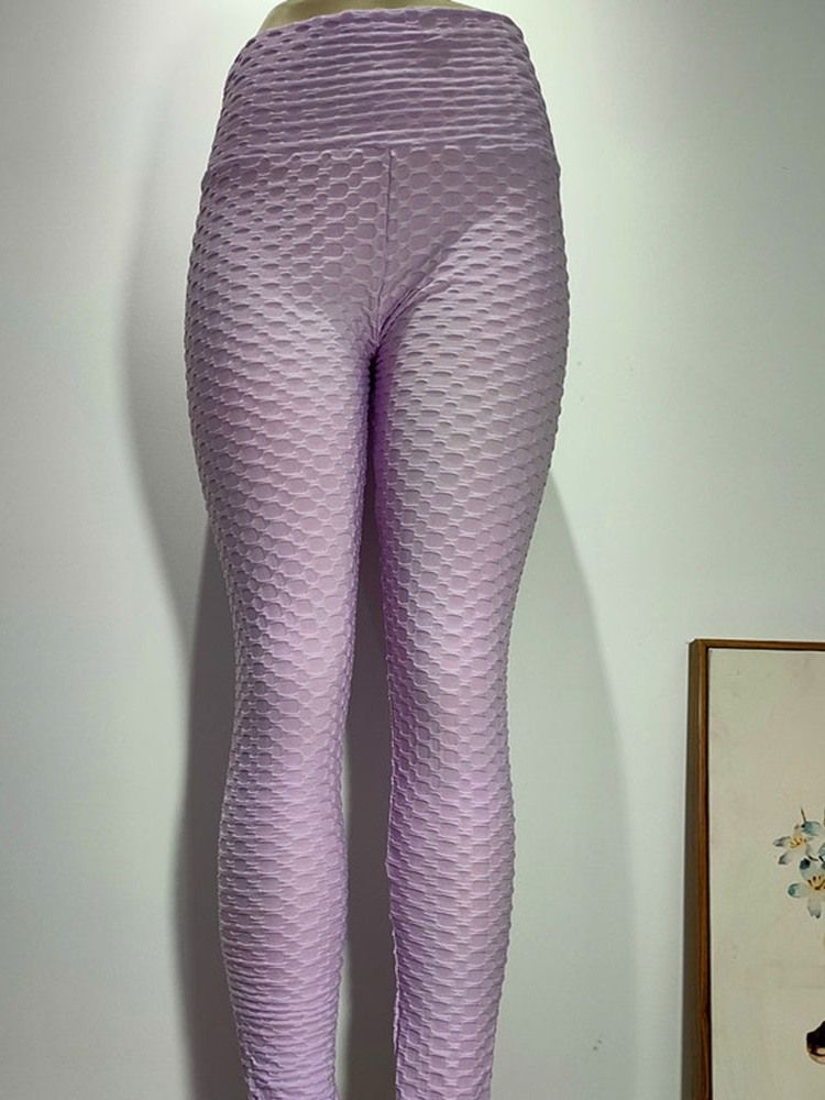 Misturas De Algodão Feminino Respirável Até O Tornozelo Calça De Ioga De Cintura Alta Leggings Tiktok