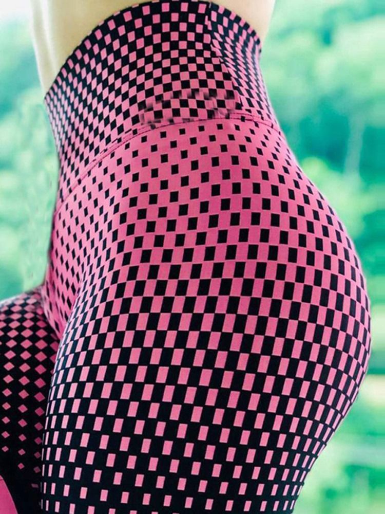 Mulheres Stripe Patchwork Push Up Ginásio Esportes Leggings Calças Ioga Cintura Alta Leggings Tiktok