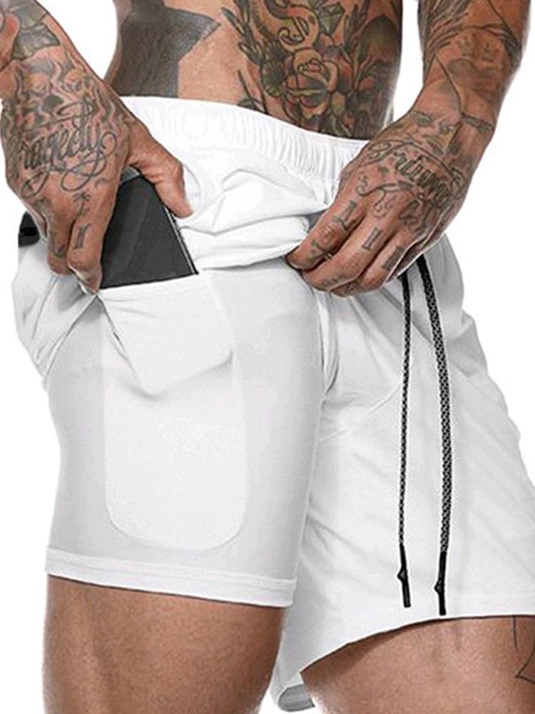 Shorts Camuflados Masculinos Ocultos Calças Esportivas De Verão