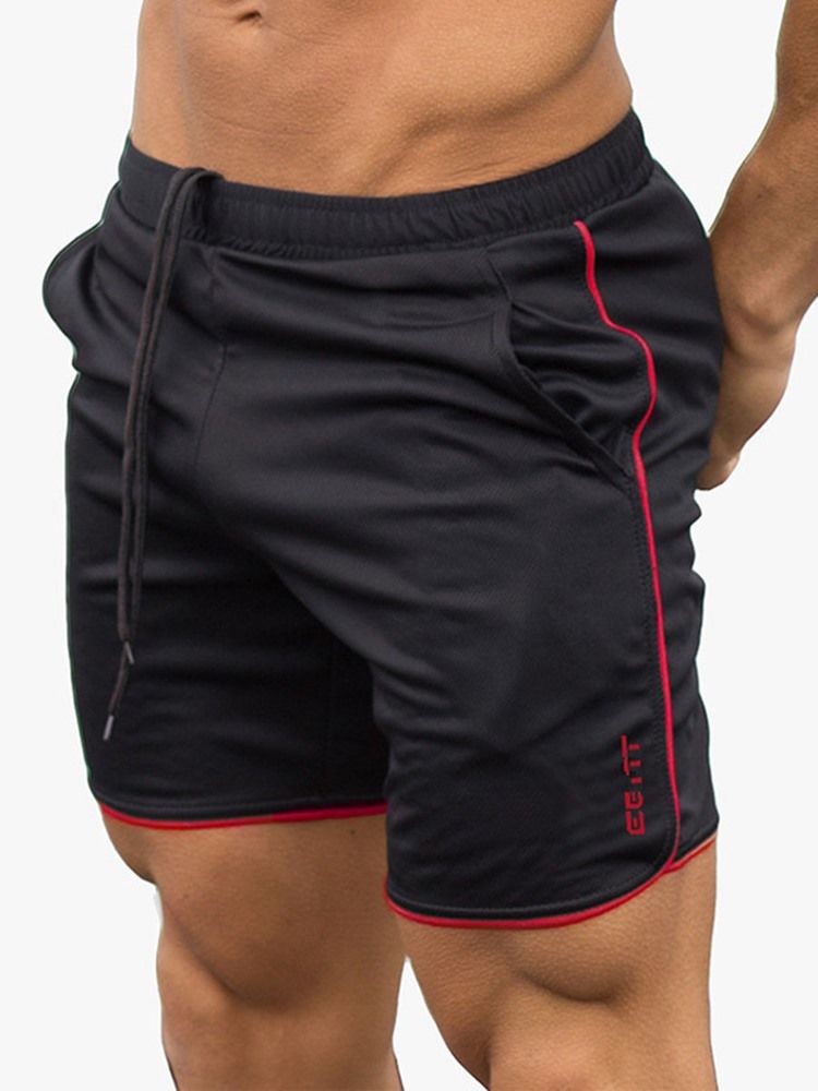 Shorts Letter Masculino Calças Esportivas
