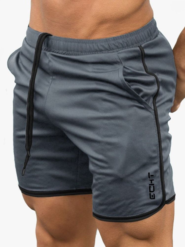 Shorts Letter Masculino Calças Esportivas