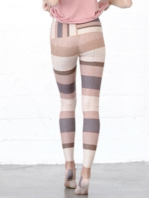 Spandex Feminino Quick Dry Print Gym Leggings Esportivos Calças De Ioga Leggings Tiktok De Cintura Alta