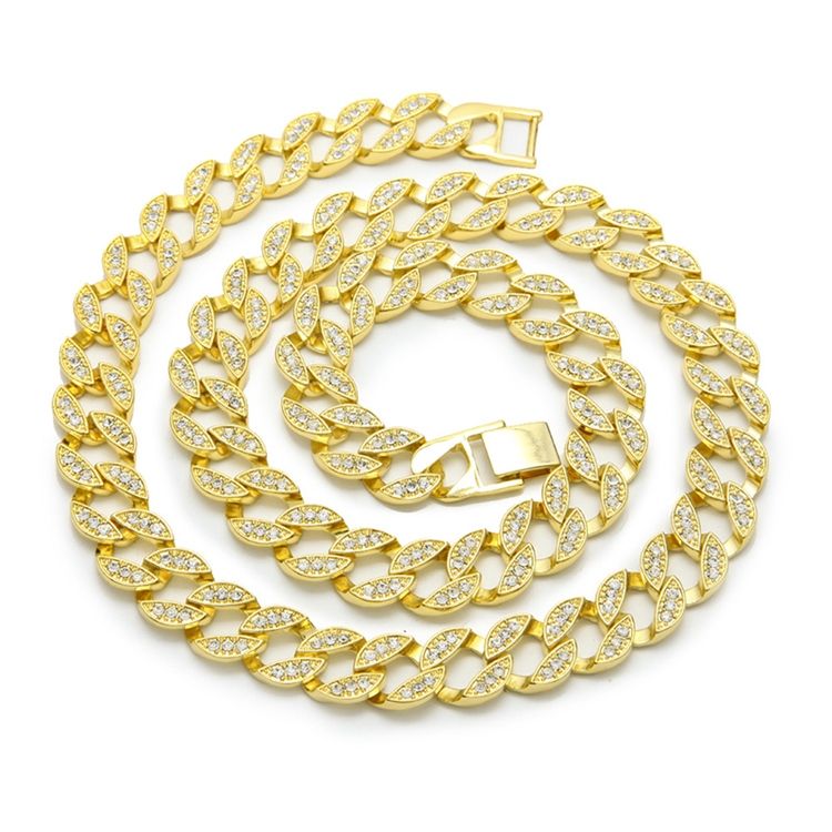 Colar Diamante Hiphop Masculino Estilo Cubano