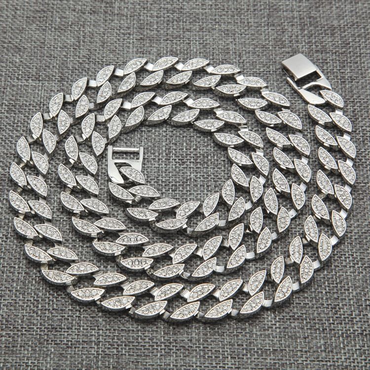 Colar Diamante Hiphop Masculino Estilo Cubano