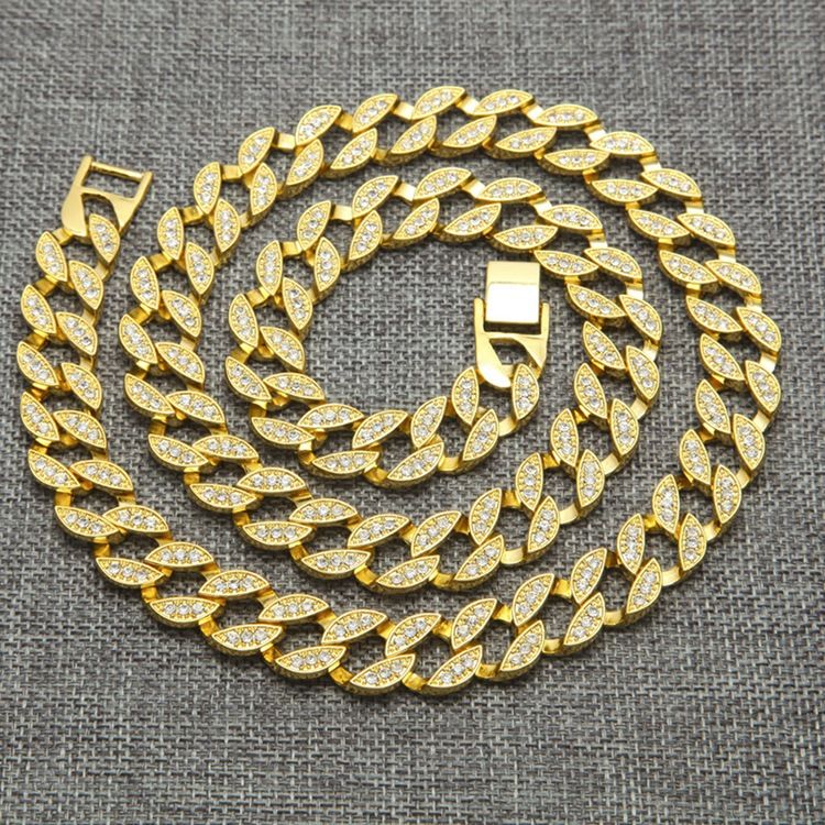 Colar Diamante Hiphop Masculino Estilo Cubano