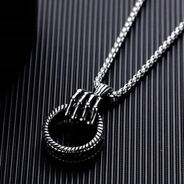 Colar De Garra De Hip Hop Masculino