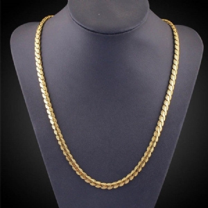 Colar Masculino Folheado A Ouro 18k Best Seller