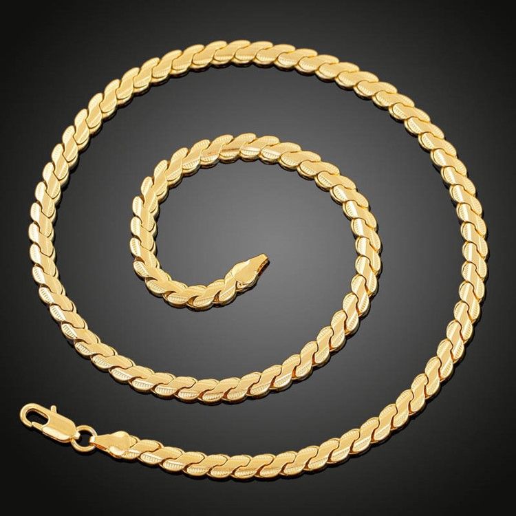 Colar Masculino Folheado A Ouro 18k Best Seller