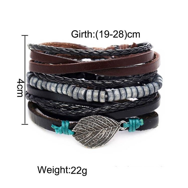 Pulseiras Masculinas De Tecido Multicamada