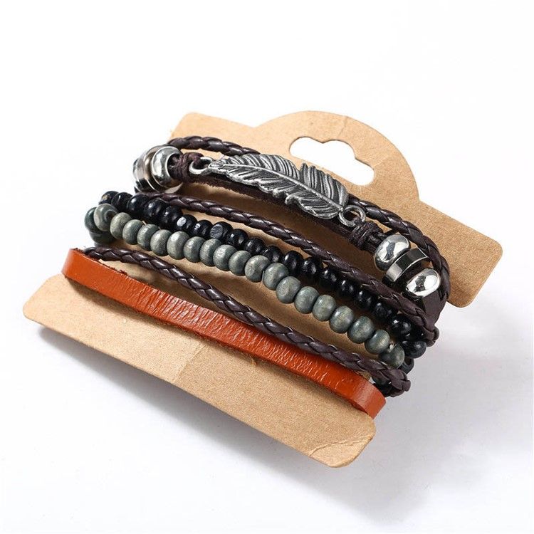 Pulseiras De Miçangas Trançadas Para Homens