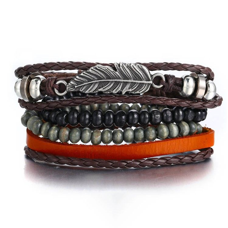 Pulseiras De Miçangas Trançadas Para Homens