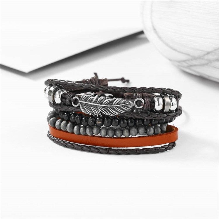 Pulseiras De Miçangas Trançadas Para Homens