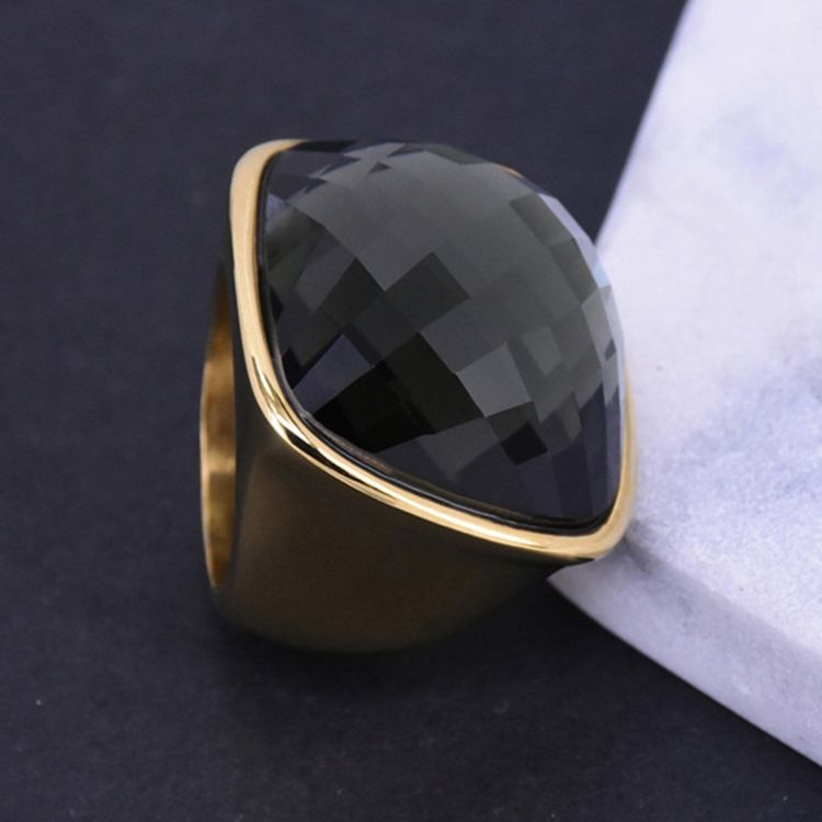 Steel Homens Gem Ring