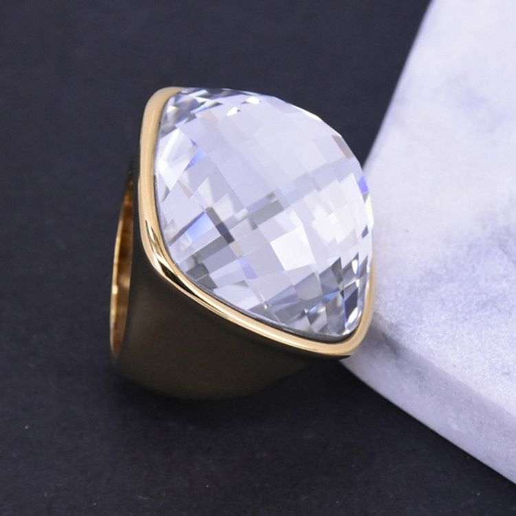 Steel Homens Gem Ring