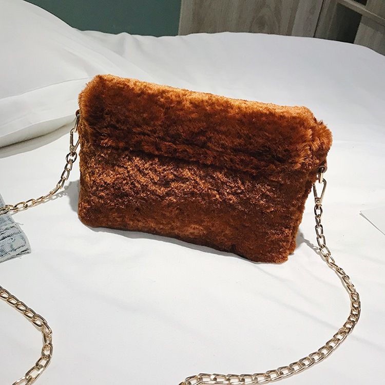 Bloquear Bolsas Crossbody Retangulares Retangulares De Veludo