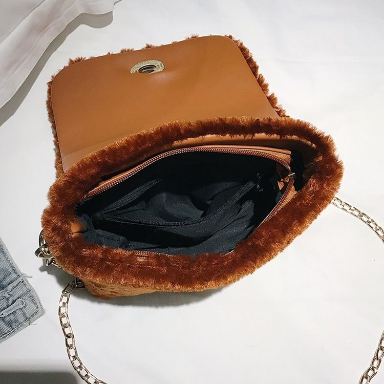 Bloquear Bolsas Crossbody Retangulares Retangulares De Veludo