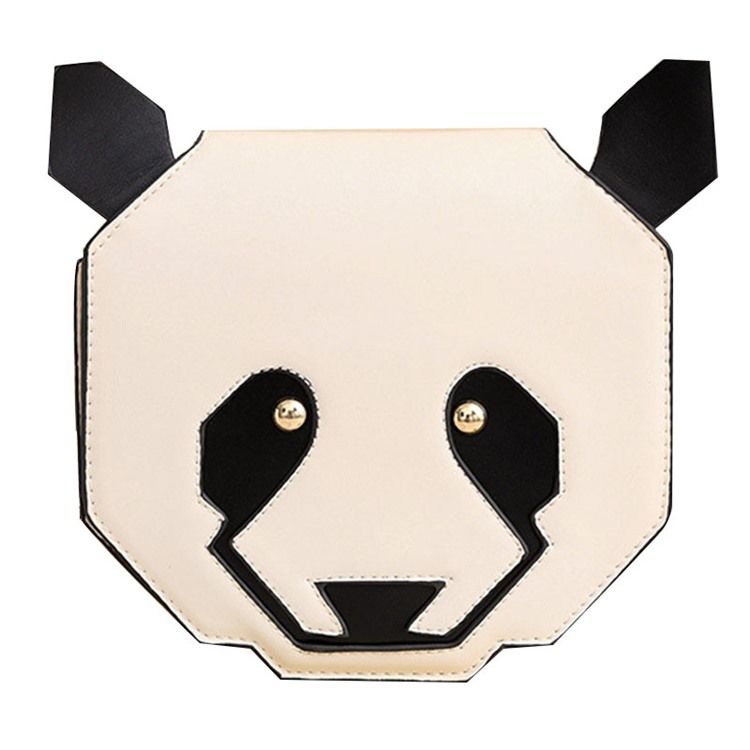 Bolsa De Corpo Cruzado Em Forma De Panda De Desenho Animado Simpática